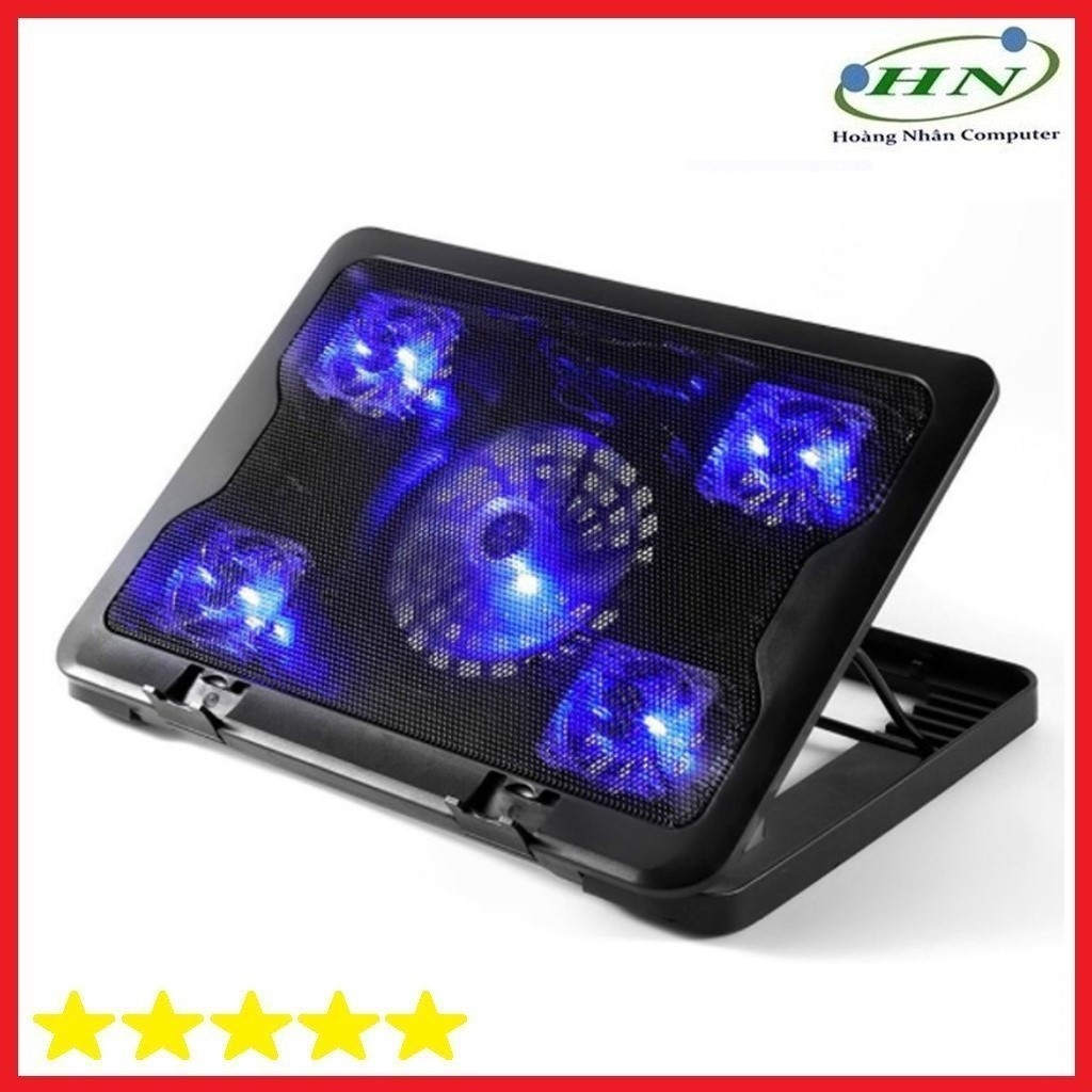 Đế Tản Nhiệt Laptop MIKUSO 5 Quạt Tốc Độ Lớn MISTRAL-5
