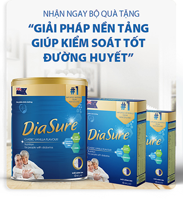 [HCM][Combo 2 hộp] Sữa DiaSure - HỘP GIẤY 850g - Dinh dưỡng dành cho người tiểu đường - DiaSure - TT365