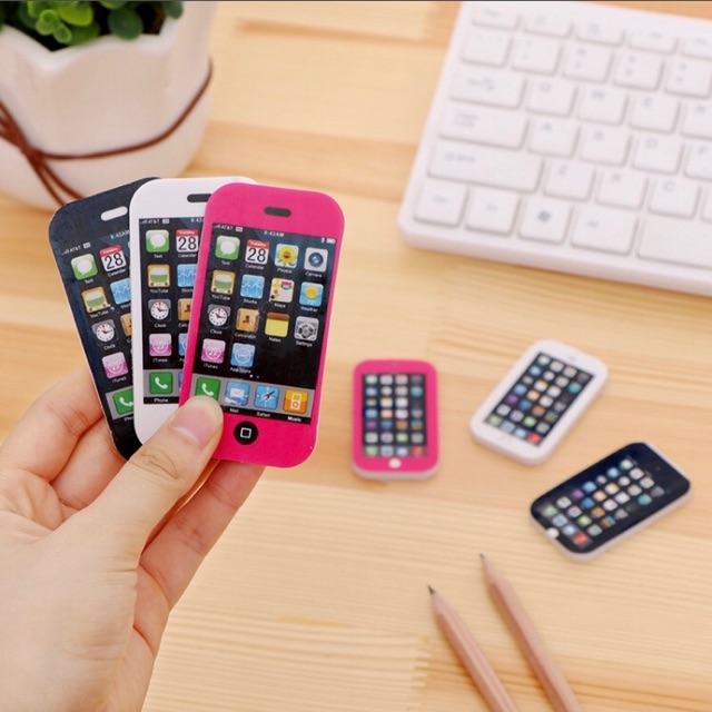 COMBO 3 VIÊN TẨY HÌNH ĐIỆN THOẠI IPHON SIÊU DỄ THƯƠNG