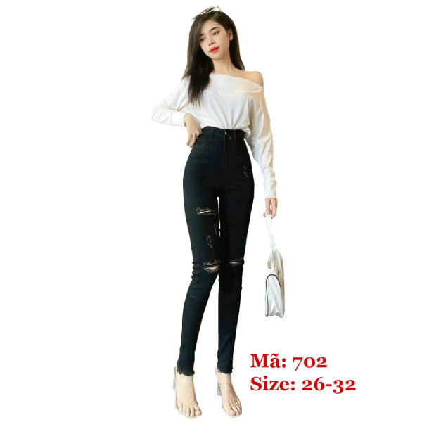 [HCM]Quần Jean Nữ cao cấp 2021 lưng cao chất liệu denim xịn xò không nhăn không xù không bay màu đẹp chuẩn hàng shop (ảnh shop tự chụp) HANA FASHION-QJNUM702