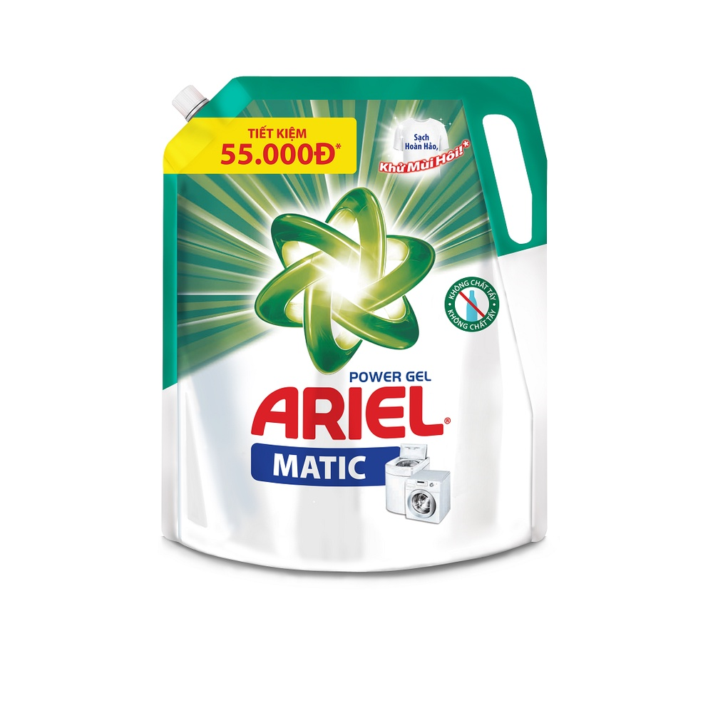 Nước giặt ariel túi 2.1kg - 2.3kg