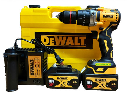 Máy khoan pin dewalt - không chổi than - pin khủng 10 cell