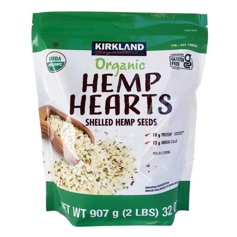 Hạt Gai dầu hữu cơ kirkland 907g