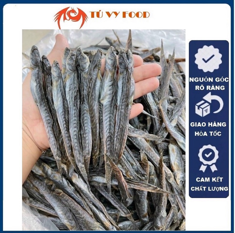Khô cá kèo đặc sản tú vy food - khô cá kèo cà mau phơi nắng tự nhiên 1kg/ 500gram/ 200gram