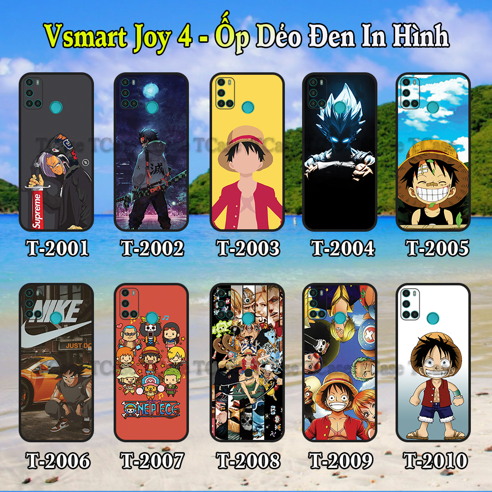 Ốp lưng Vsmart Joy 4 dẻo đen in hình Đảo hải tặc
