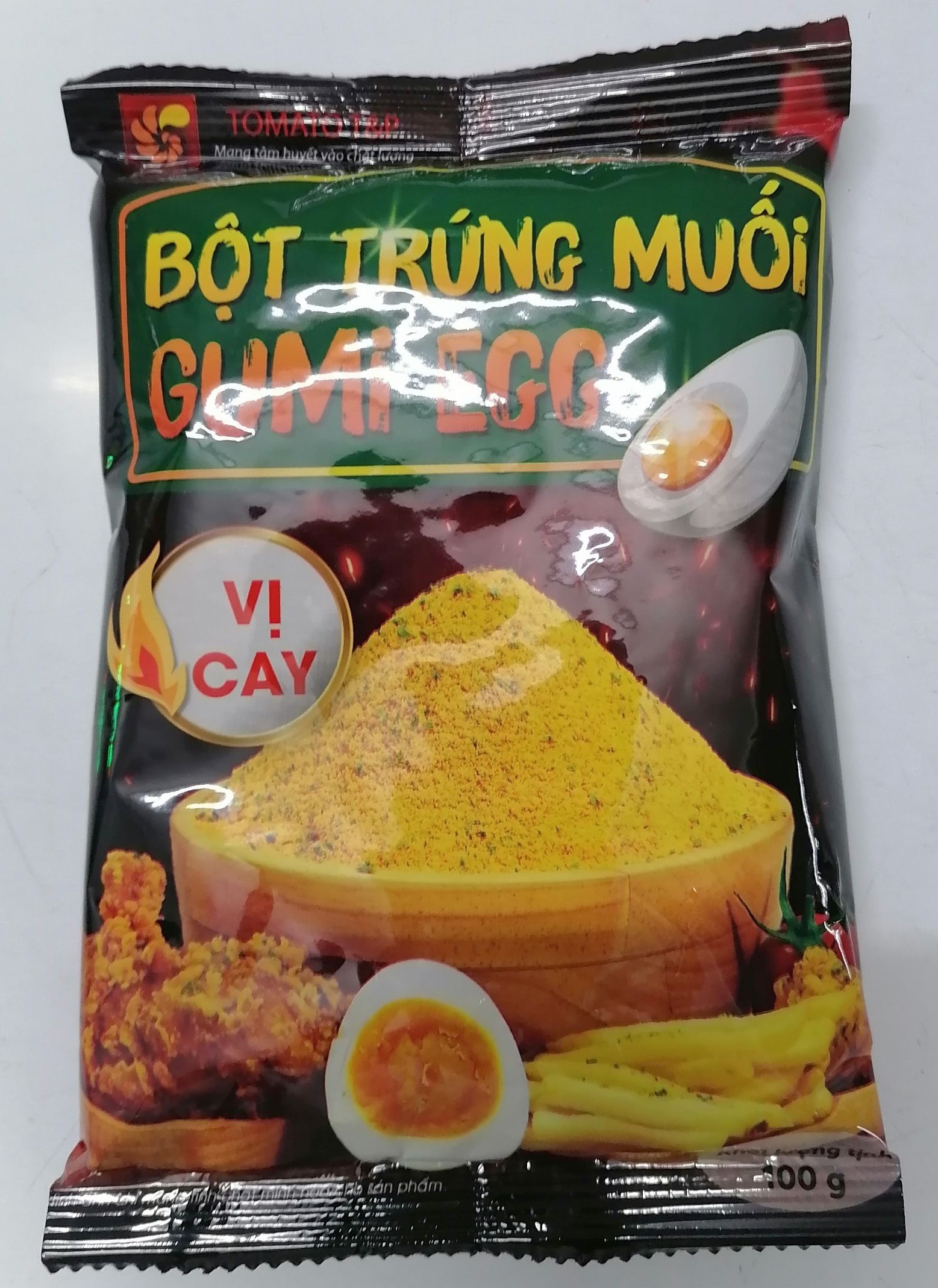 Bột trứng muối lắc tomato t&p spicy gumi egg salted powder taste