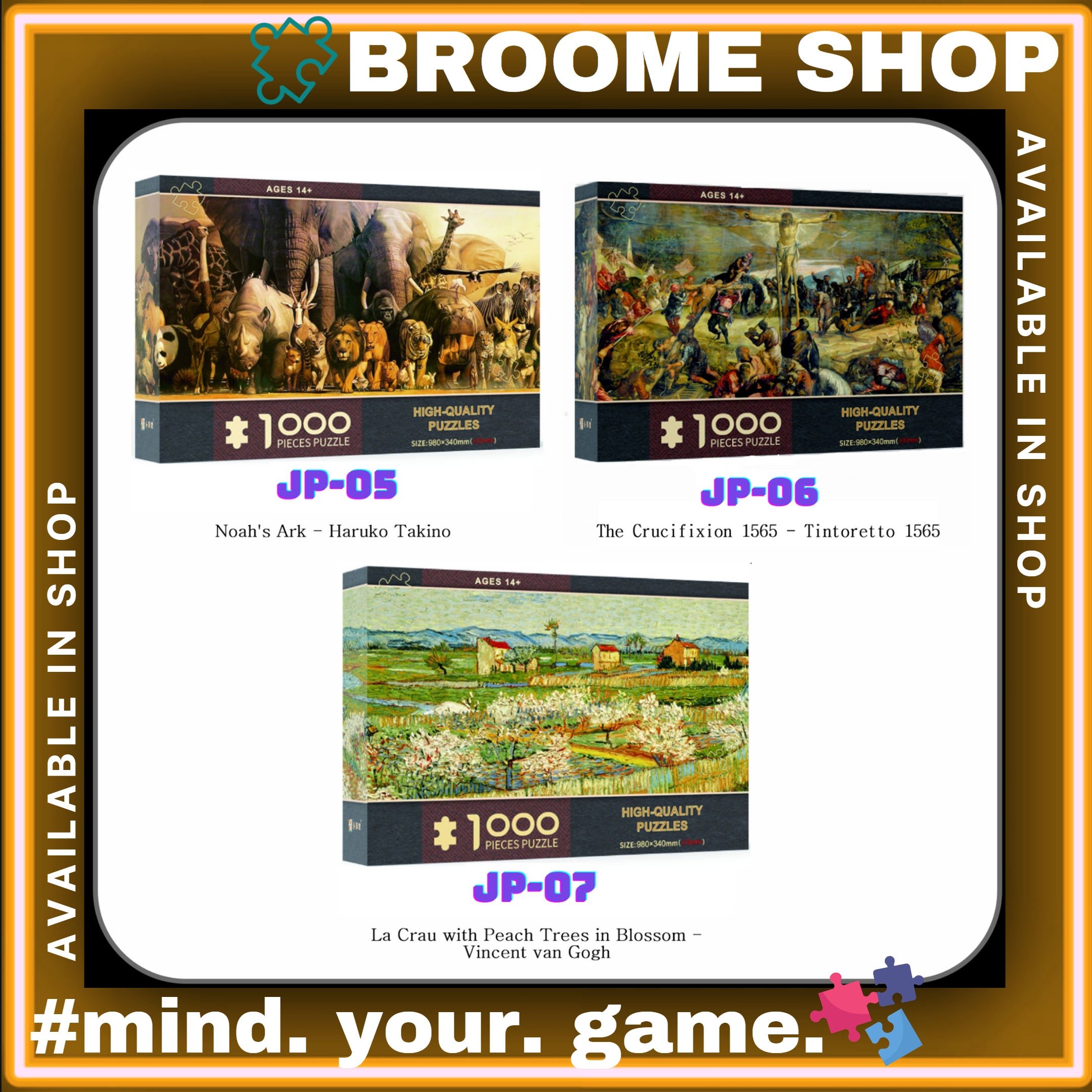 Bộ tranh xếp hình Puzzle 1000 miếng Tranh ghép hình 1000 mảnh Xếp Hình 1000 Pcs Jigsaw Puzzle cao cấp
