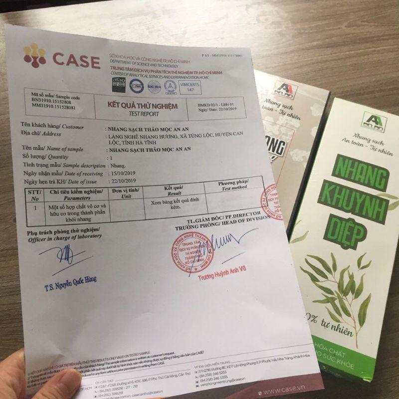 Nhang sạch thảo mộc an an hương quế ~45 cây