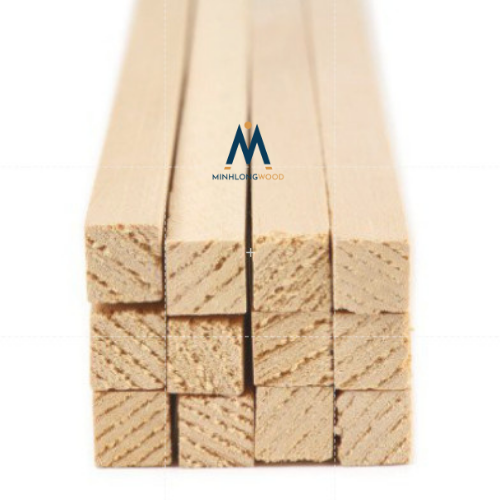 Phụ kiện kệ tủ - minhlongwood-thanh gỗ vuông 2x2cm đầy đủ kích thước