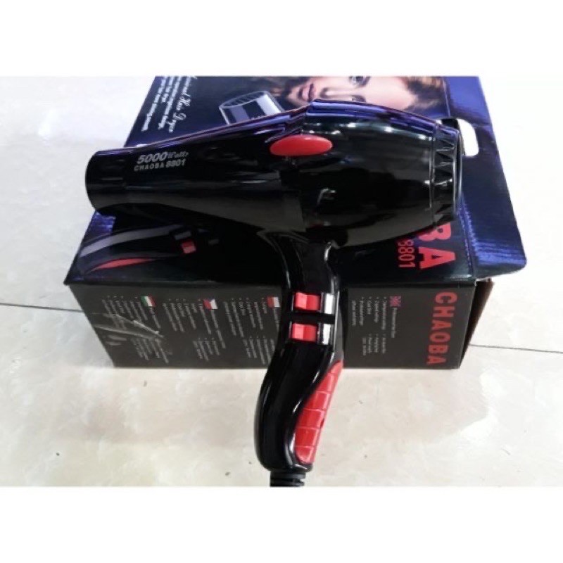 Máy sấy tóc cao cấp nhập khẩu dùng salon tóc chaoba 8801 loại 5000w giảm giá 50% mua ngay nhanh tay