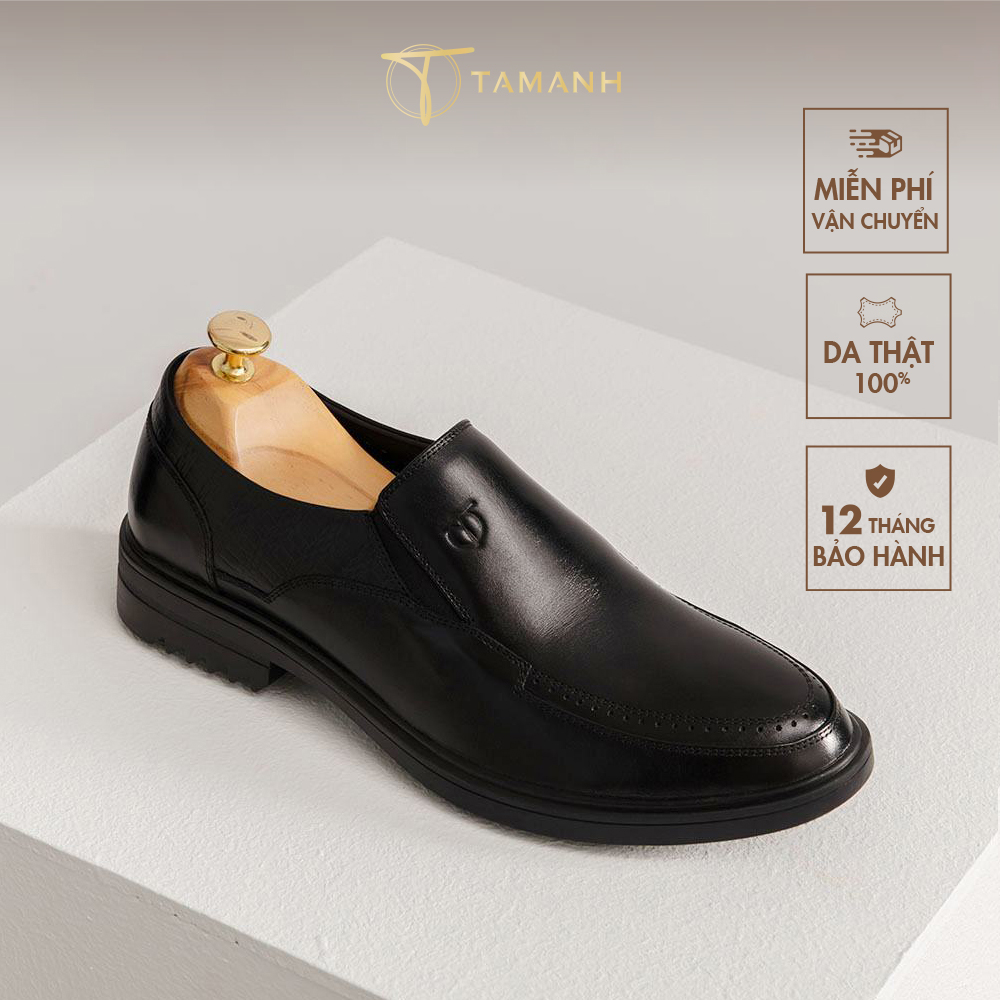 Giày nam TÂM ANH cao cấp da bò xịn GNTA2303-D