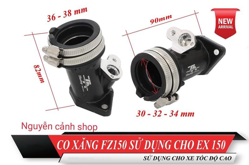 Co xăng xe fz gắn xe exciter 150