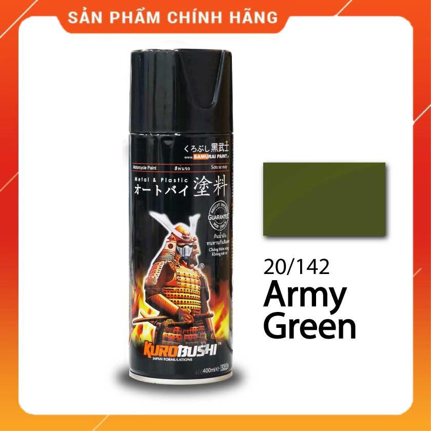 Sơn Samurai Kurobushi Màu Xanh Army Tiêu Chuẩn