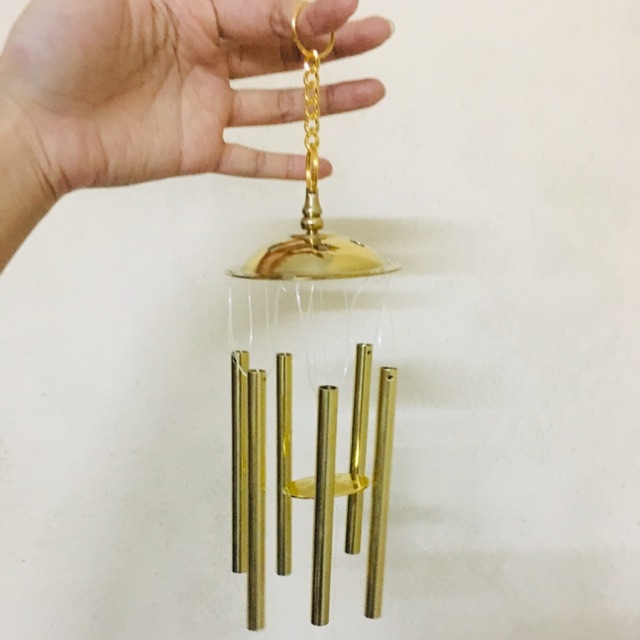 Chuông gió Đồng phong thuỷ 6 ống 1 tầng