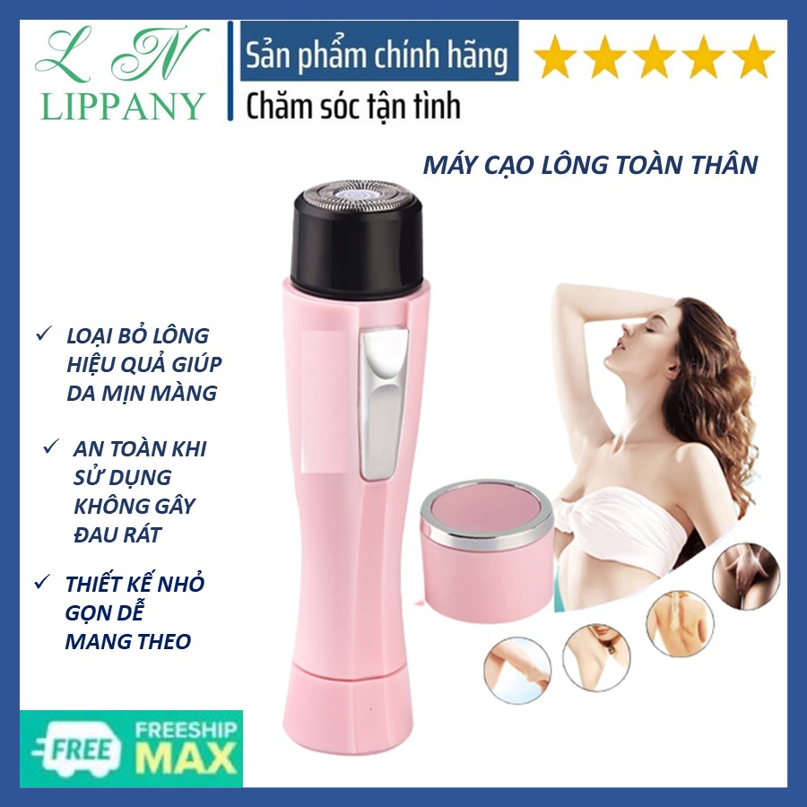 Máy cạo lông dễ dàng cạo lông nách, dễ dàng loại bỏ các vùng lông mặt, lông nách, đùi, lông tơ - Máy cạo chính xác, nhẹ nhàng, nhanh chóng