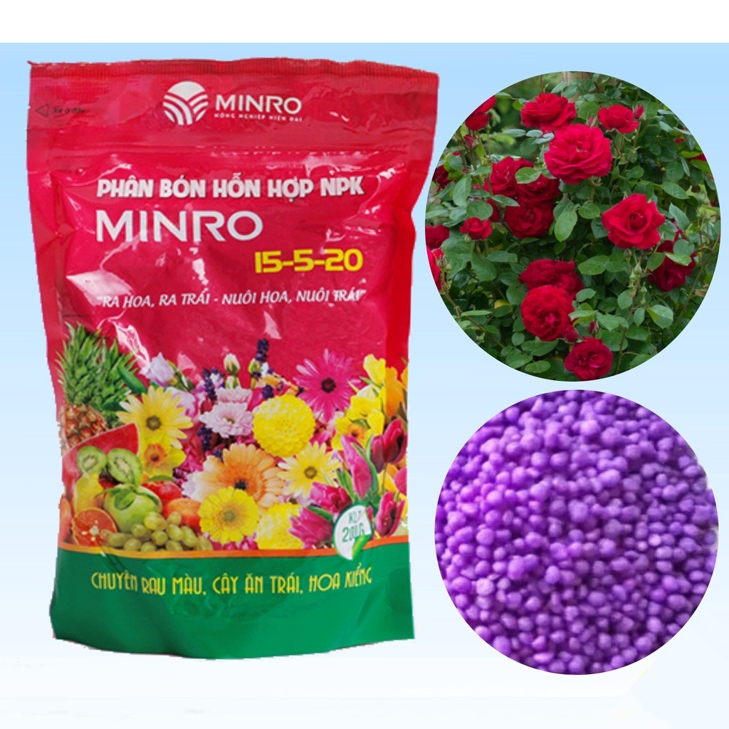 Phân bón npk minro 15-5-20 - ra hoa nuôi trái