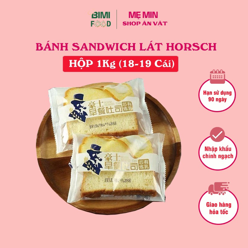 box 1kg bánh sandwich lát kẹp sữa horsh ông già