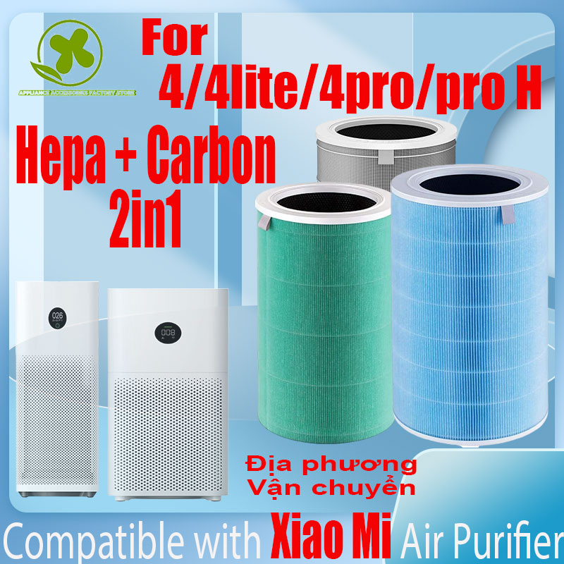 Nguyên bản For only xiaomi 4/4pro/4lite/pro H filter Lõi Lọc Không Khí lọc Xiaomi Air Purifier 4/4lite/4pro/pro H/xiaomi 4 Filter Phụ kiện lọc không khí HEPA và than hoạt tính HEPA Virus