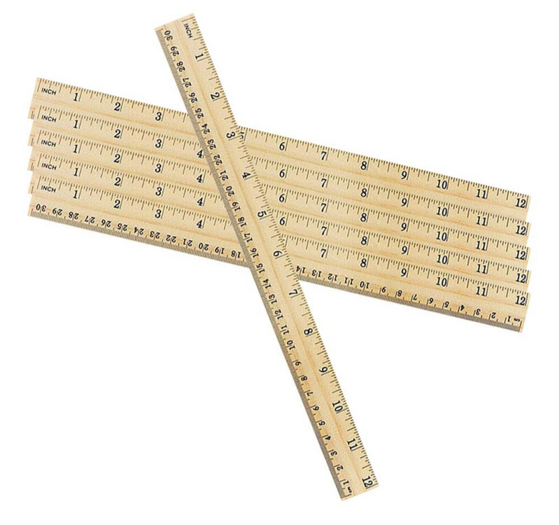 [HCM]Thước gỗ 30cm