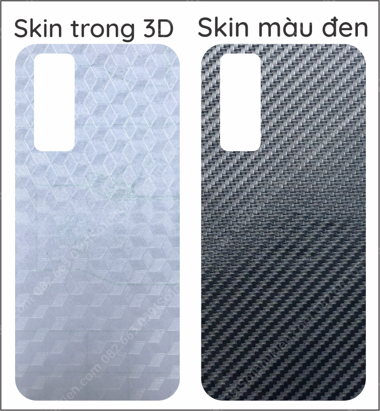 Miếng dán mặt lưng skin carbon Vivo Y53s 4G 5G