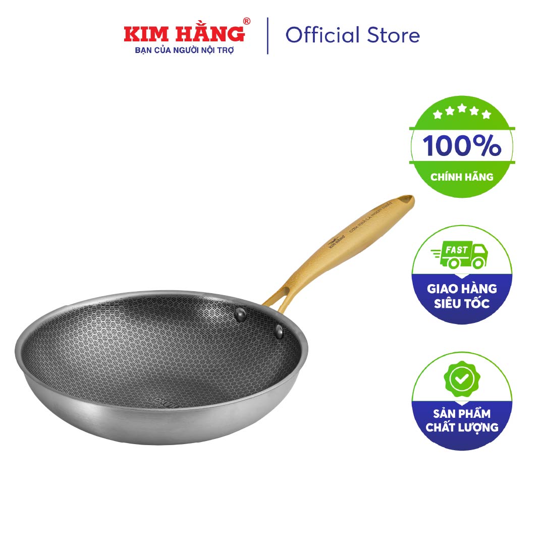 [CHÍNH HÃNG] Chảo inox Longlife Đắc Dụng Kim Hằng