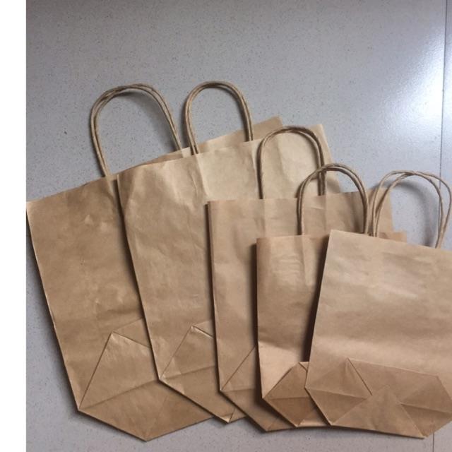 ✹ 100 túi giấy có quai đủ size từ size 1-5