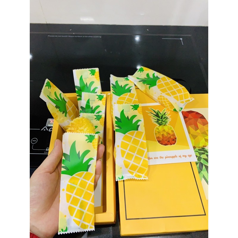 túi đựng bánh dứa hình quả dứa 50 chiếc