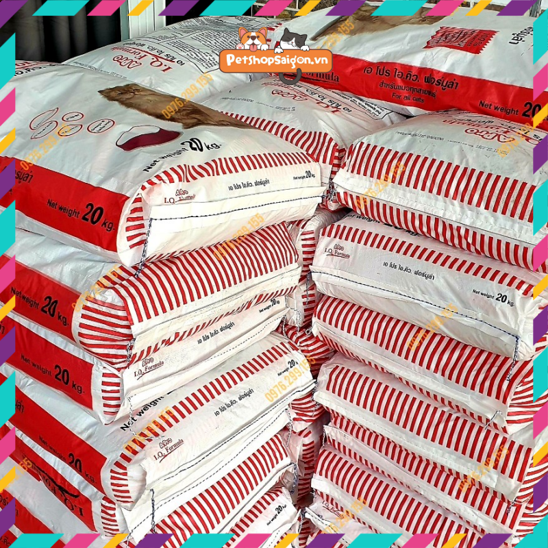 Thức ăn cho mèo apro iq formula 20kg - 40 gói 500g - thái lan