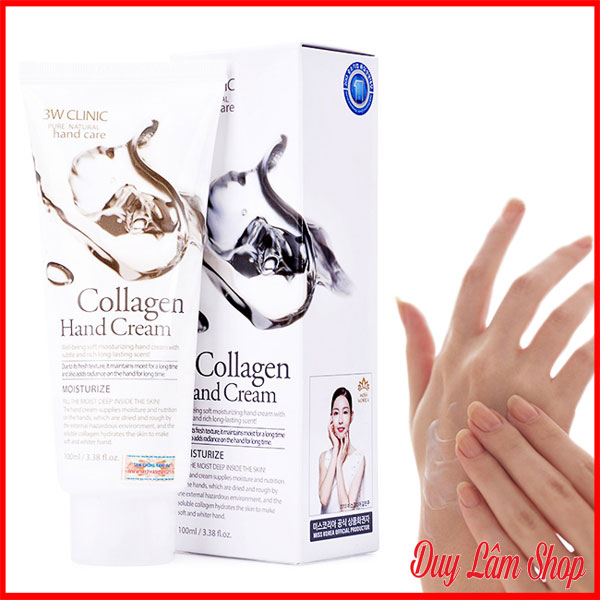 Kem dưỡng da tay 3W Clinic Pure Natural Hand Cream