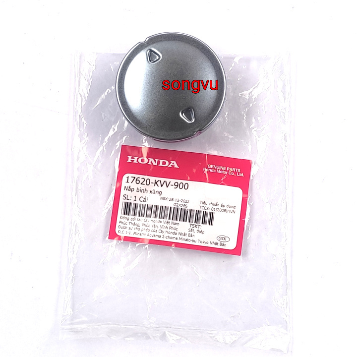 Nắp bình xăng xe máy chính hãng Honda dùng cho các đời xe số