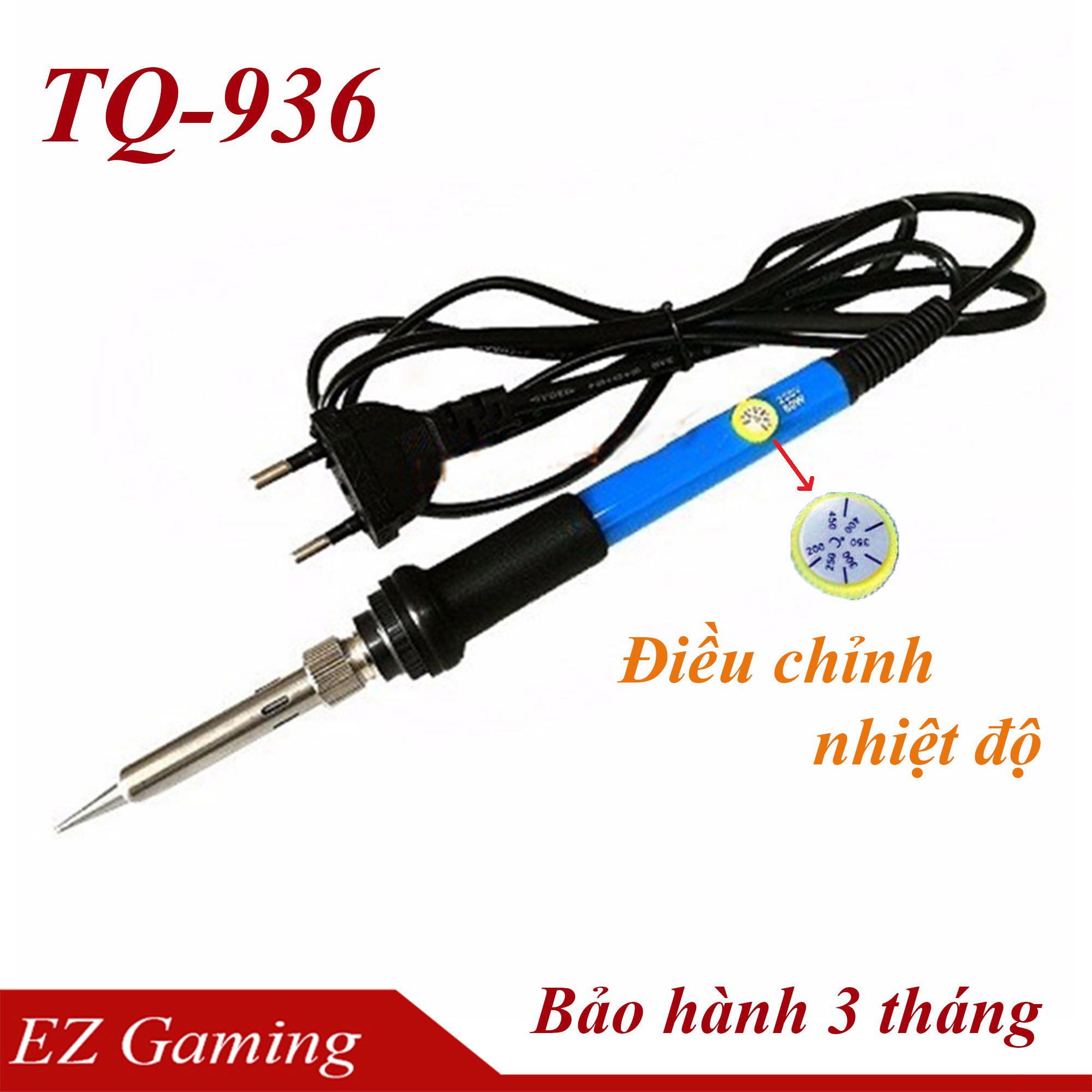 [New] Máy hàn, tay hàn, mỏ hàn TQ936 điều chỉnh nhiệt độ tiện dụng. hàng chất lượng