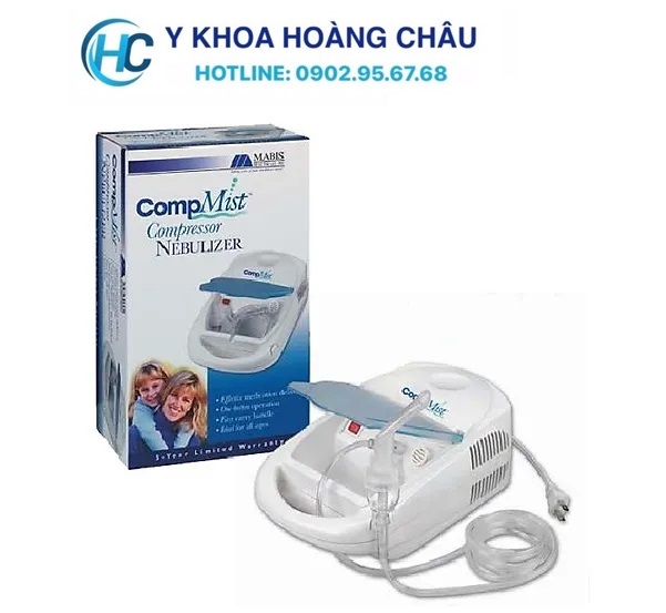[CHÍNH HÃNG-BH 5 năm] Máy Xông Khí Dung, máy xông Mũi Họng COMPMIST -hỗ trợ hen suyễn, hô hấp, thở khí dung