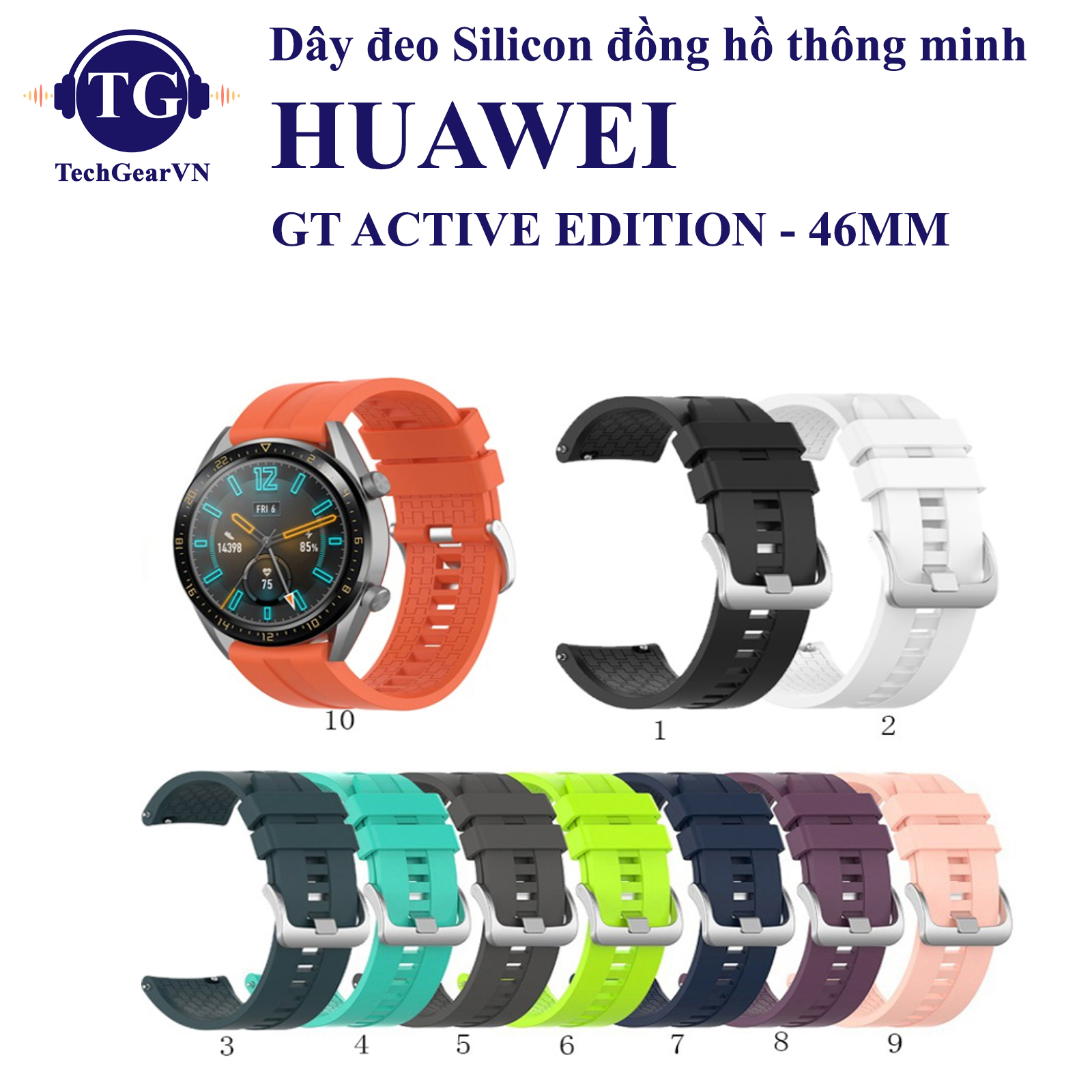 Dây đeo đồng hồ Huawei Watch GT Active Edition 46mm