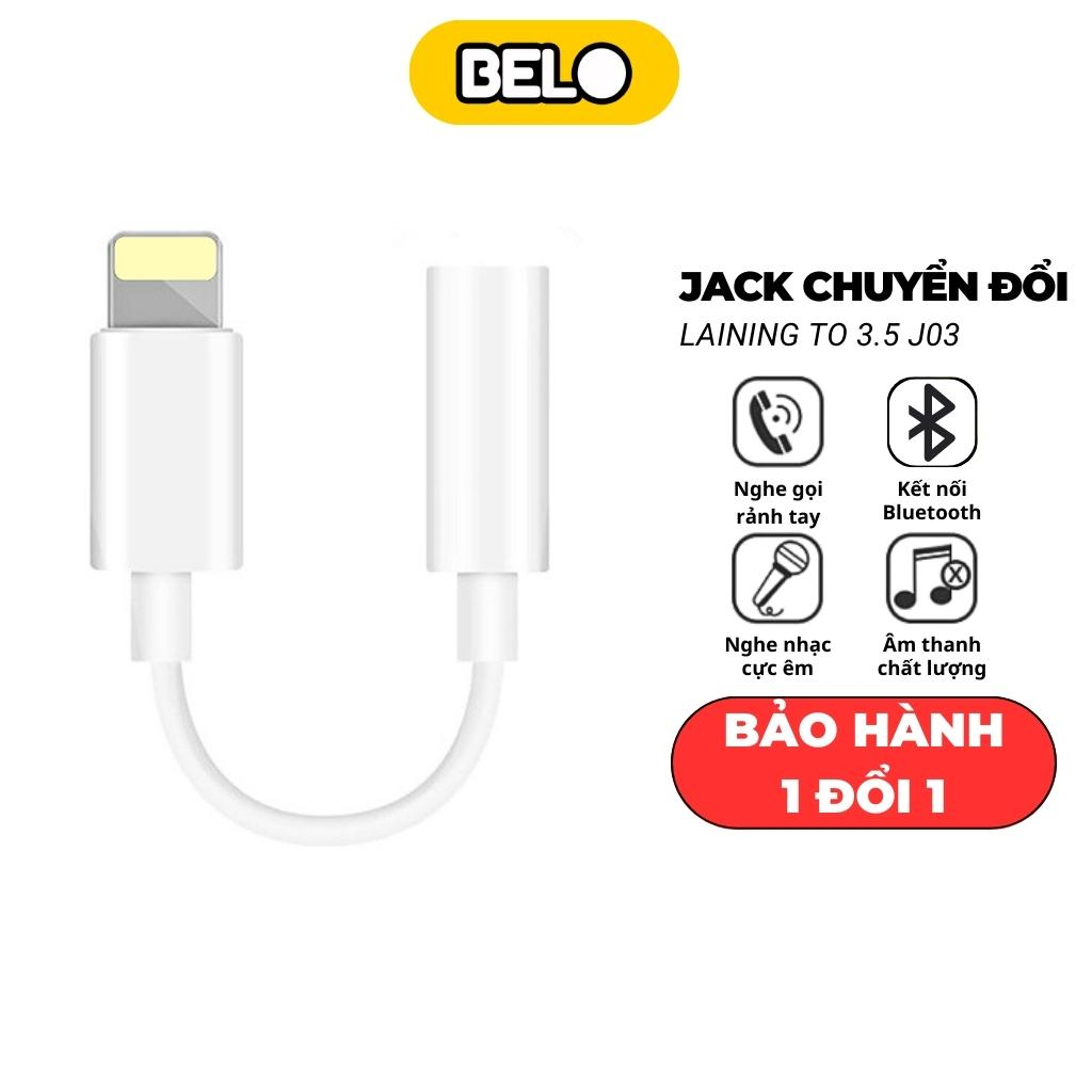 Jack chuyển đổi tai nghe, bộ chuyển đổi sang jack 3.5mm - Belo