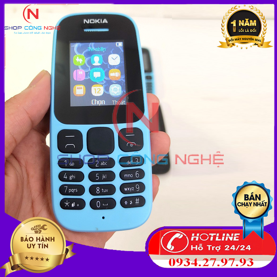 [HCM][HOT HOT] Điện thoại Nokia 105 (2017) bản 1 sim BẢO HÀNH 12 THÁNG