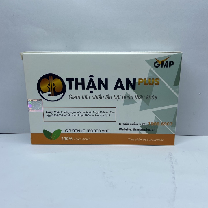 Viên Tiểu Đêm Thận An Plus - Hộp 20 viên