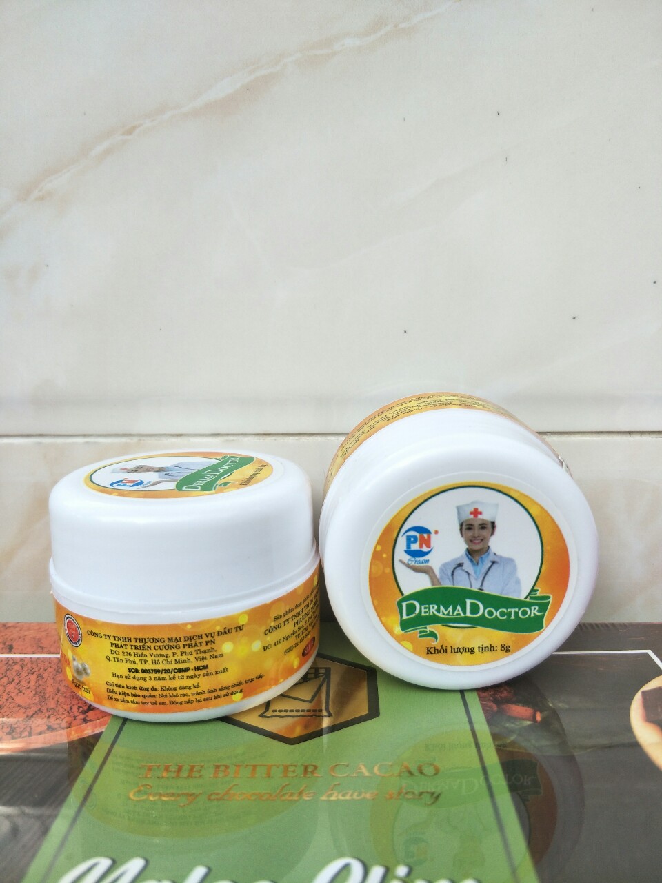KEM DƯỠNG TRẮNG DA CHỐNG NẮNG, GIỮ ẨM DERMADOCTOR 8gr