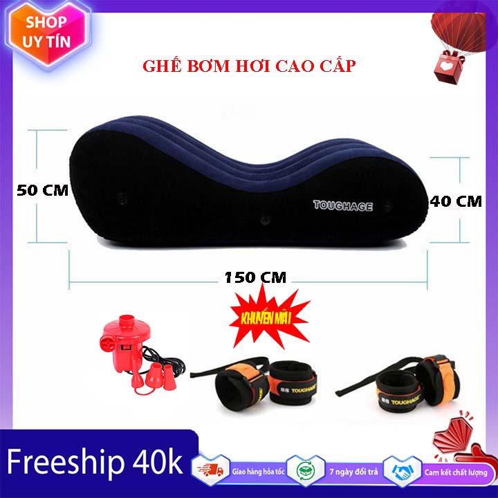 Ghế bơm hơi đa năng- ghế hơi thư giãn cao cấp- ghế sofa bơm hơi thiết kế mới hình tình yêu-