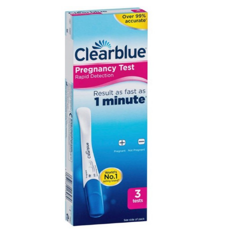 Que thử thai Clearblue Pregnancy test 1 minute
