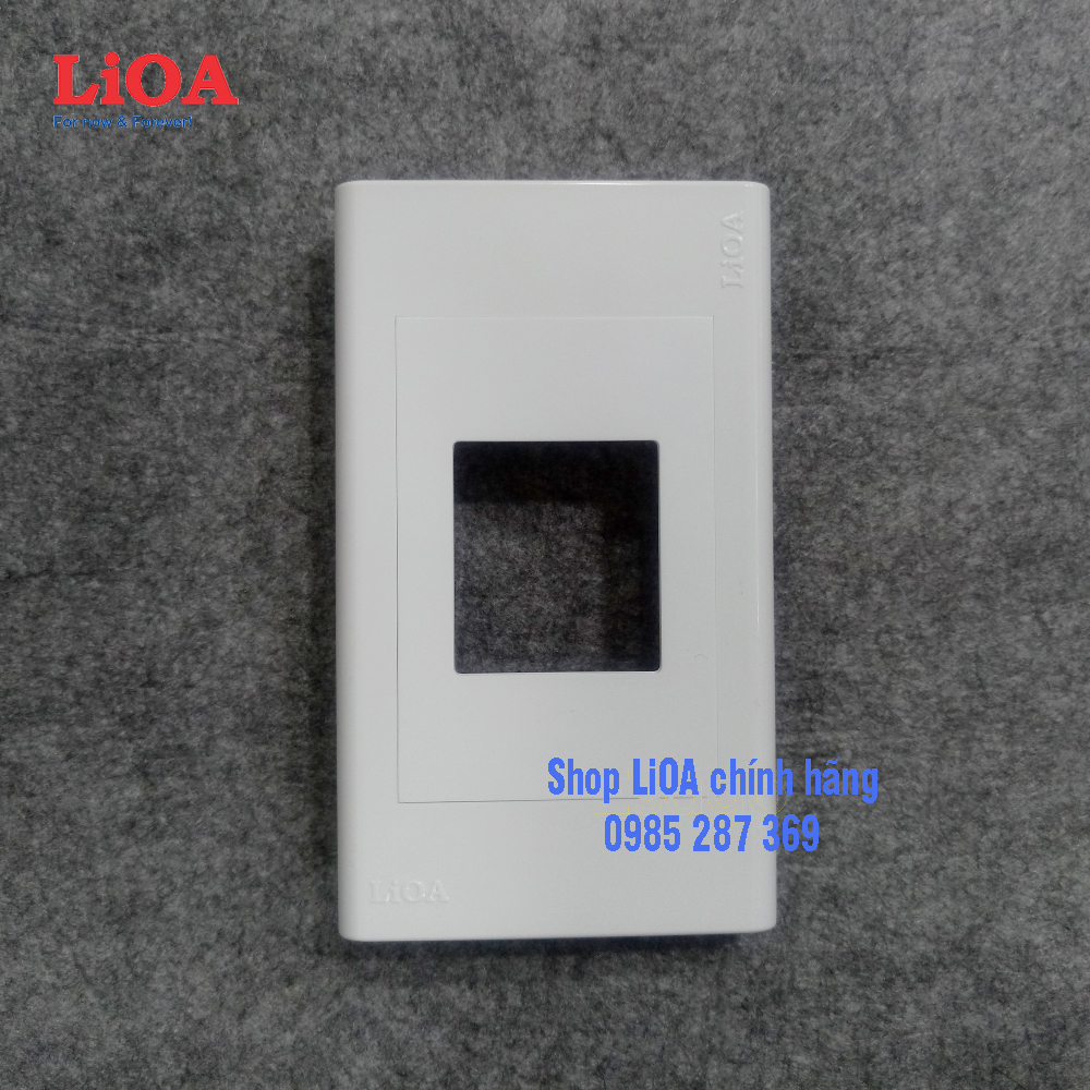 Mặt chứa 1 cầu dao mccb 2 cực - cb cóc