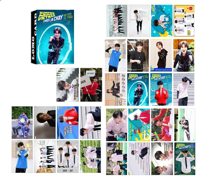 lomo JACK J97 " chơi là chạy" 1 hộp gồm 30 tấm