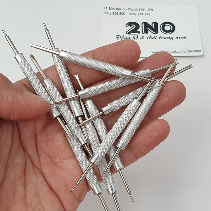 Spring bar, chốt dây đồng hồ đủ size, dụng cụ tháo dây đồng hồ - T2001