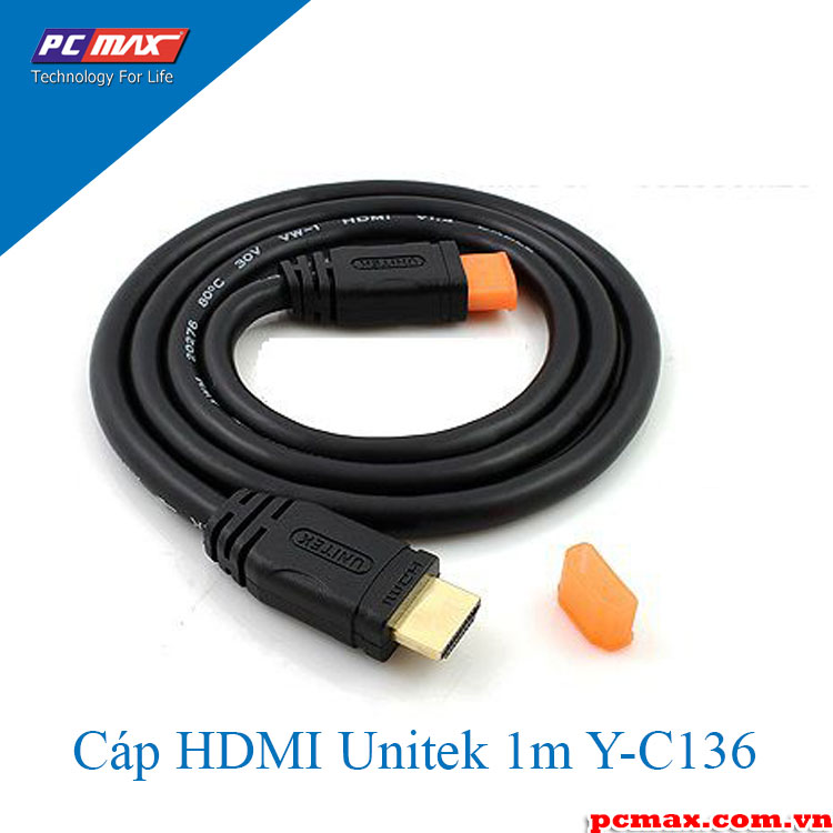 Cáp hdmi unitek 1m y-c136 - hàng chính hãng