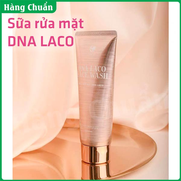 Hàng Chuẩn - Sữa rửa mặt DNA cá hồi Laco - Sữa sửa mặt trắng da tạo bọt - Thu nhỏ lỗ chân lông - An toàn cho da nhạy cảm