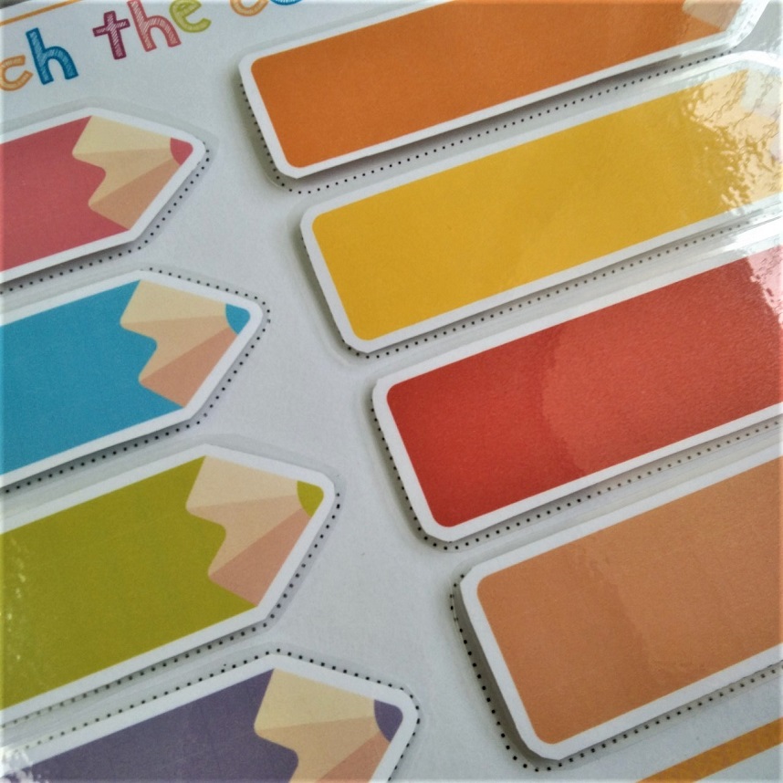 HỌC LIỆU - Matching phân biệt màu sắc bút chì