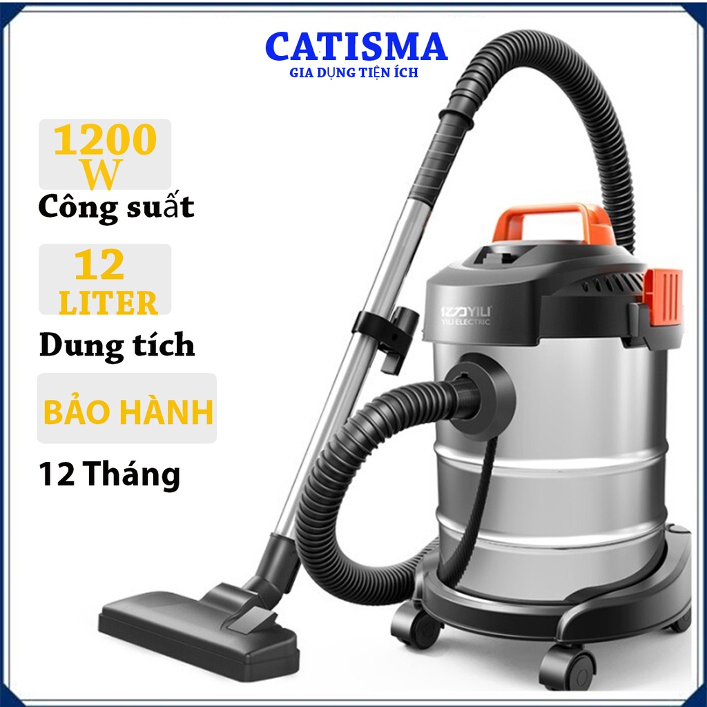 Máy hút bụi công nghiệp hút khô-ướt-thổi bụi công suất lớn, phục vụ cho nhà hàng, khách sạn gia đình Bảo hành 1 năm