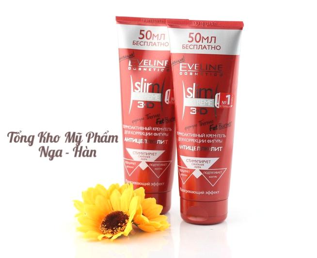 Kem tan mỡ, giảm cân cực kỳ hiệu quả Eveline Slim Extreme 3D
