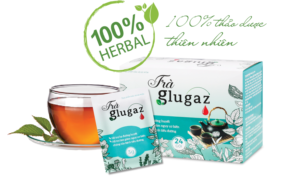 [HCM]TRÀ GLUGAZ- giúp giảm và ổn định đường huyết lâu dài  [100% THẢO DƯỢC THIÊN NHIÊN]
