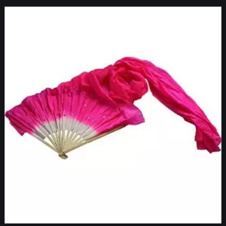 Quạt lụa múa bụng có thể gập lại
