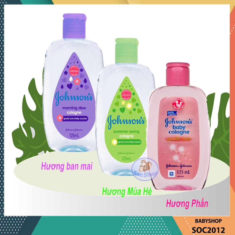 Nước hoa trẻ em johnsons baby chai 50ml/125ml , nước hoa cho bé , hàng chính hãng công ty. chất lượng đảm bảo